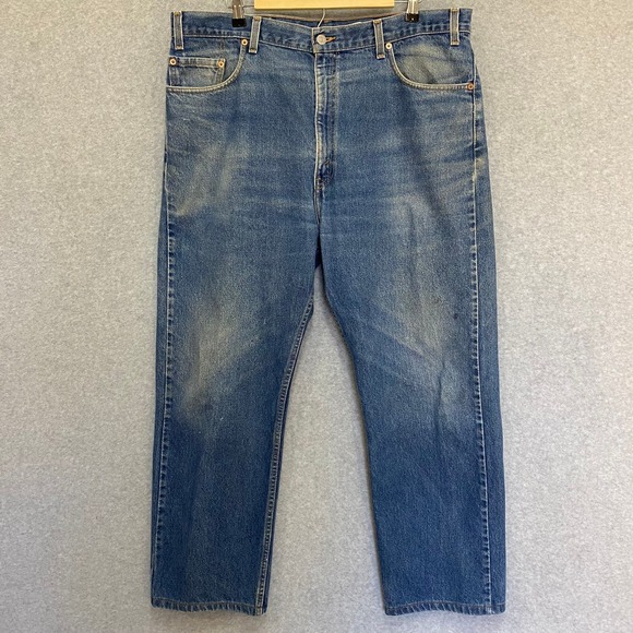 Levi's Other - LEVIS 505 Men's 40x30 Regular Fit Straight Leg Classic Style Denim Blue‎ Jeans